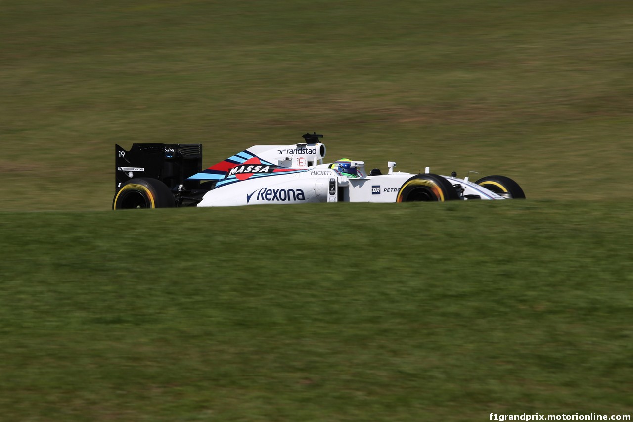 GP BRASILE, 11.11.2016 - Prove Libere 1, Felipe Massa (BRA) Williams FW38
