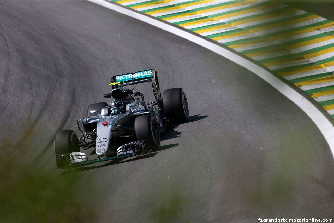 GP BRASILE, 11.11.2016 - Prove Libere 1, Nico Rosberg (GER) Mercedes AMG F1 W07 Hybrid