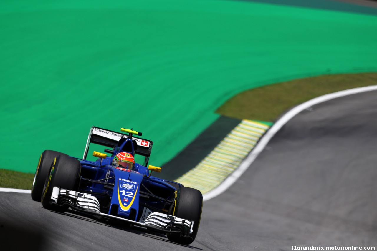 GP BRASILE, 11.11.2016 - Prove Libere 1, Felipe Nasr (BRA) Sauber C34