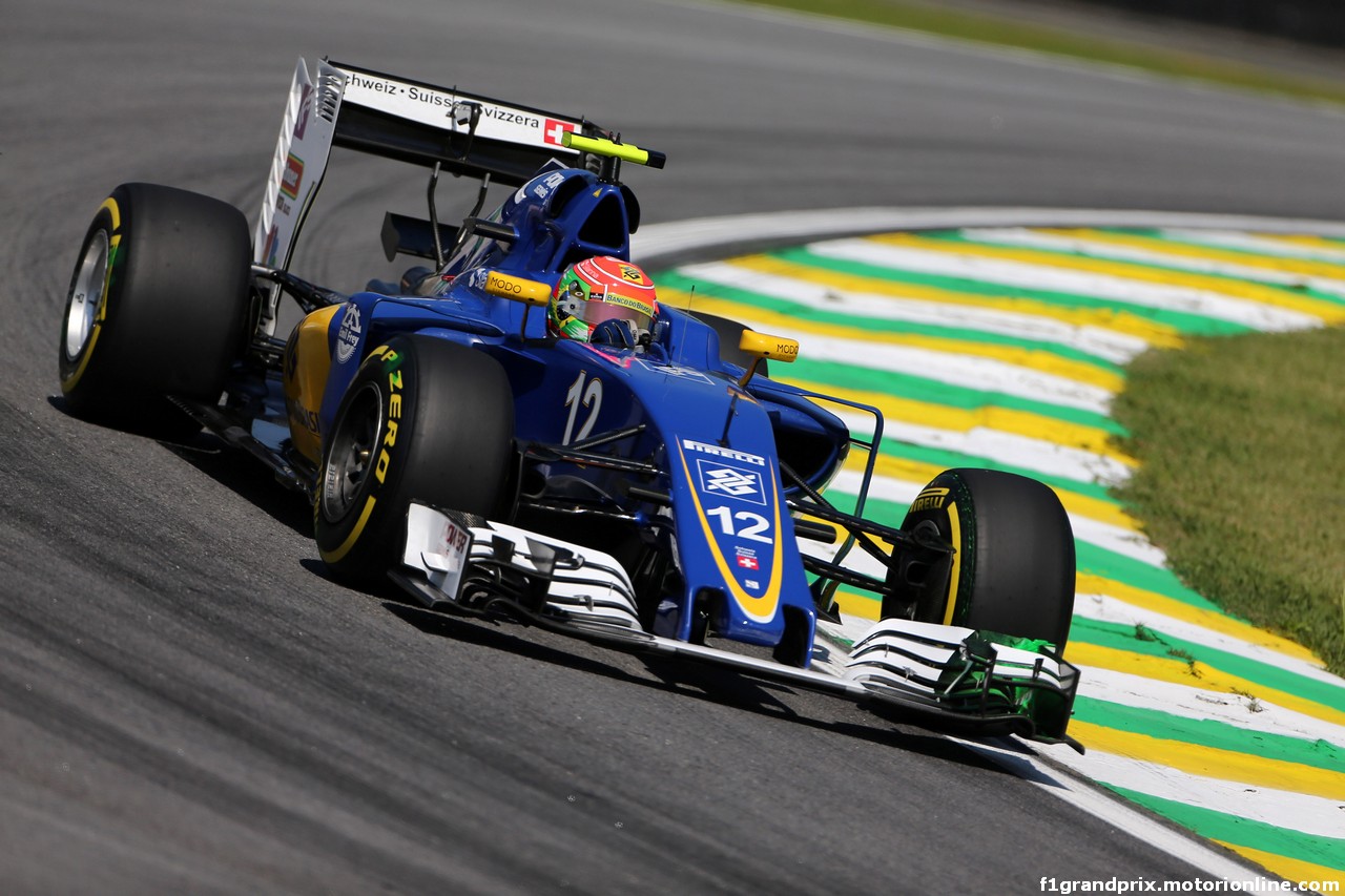 GP BRASILE, 11.11.2016 - Prove Libere 1, Felipe Nasr (BRA) Sauber C34