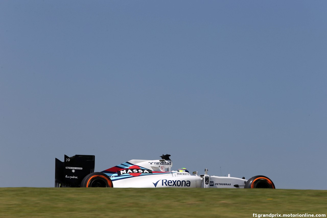 GP BRASILE, 11.11.2016 - Prove Libere 1, Felipe Massa (BRA) Williams FW38