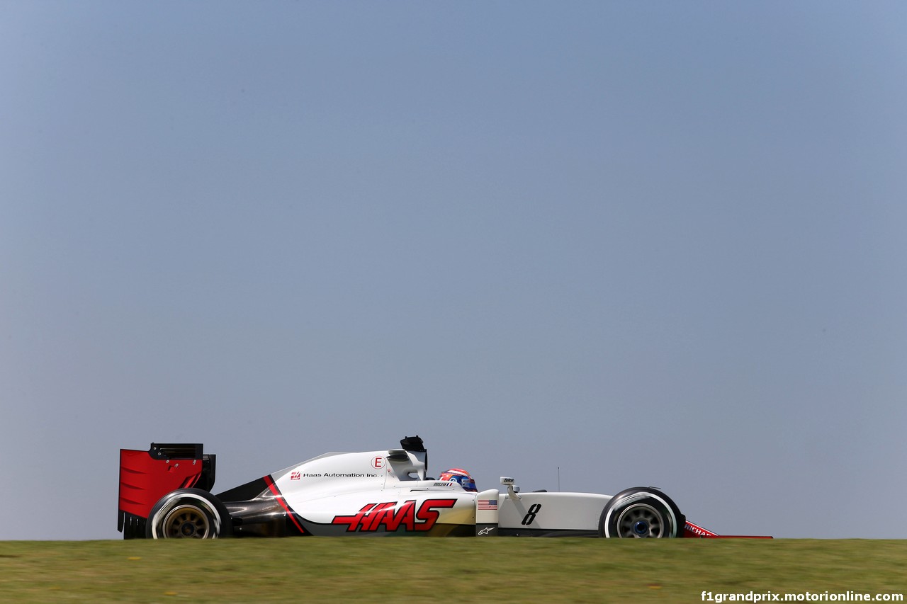 GP BRASILE, 11.11.2016 - Prove Libere 1, Romain Grosjean (FRA) Haas F1 Team VF-16