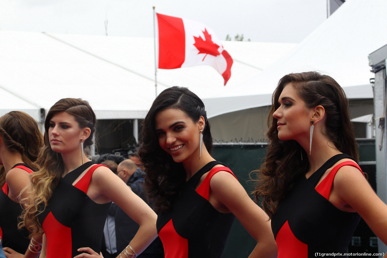 GP CANADA, 12.06.2016 - griglia Ragazzas