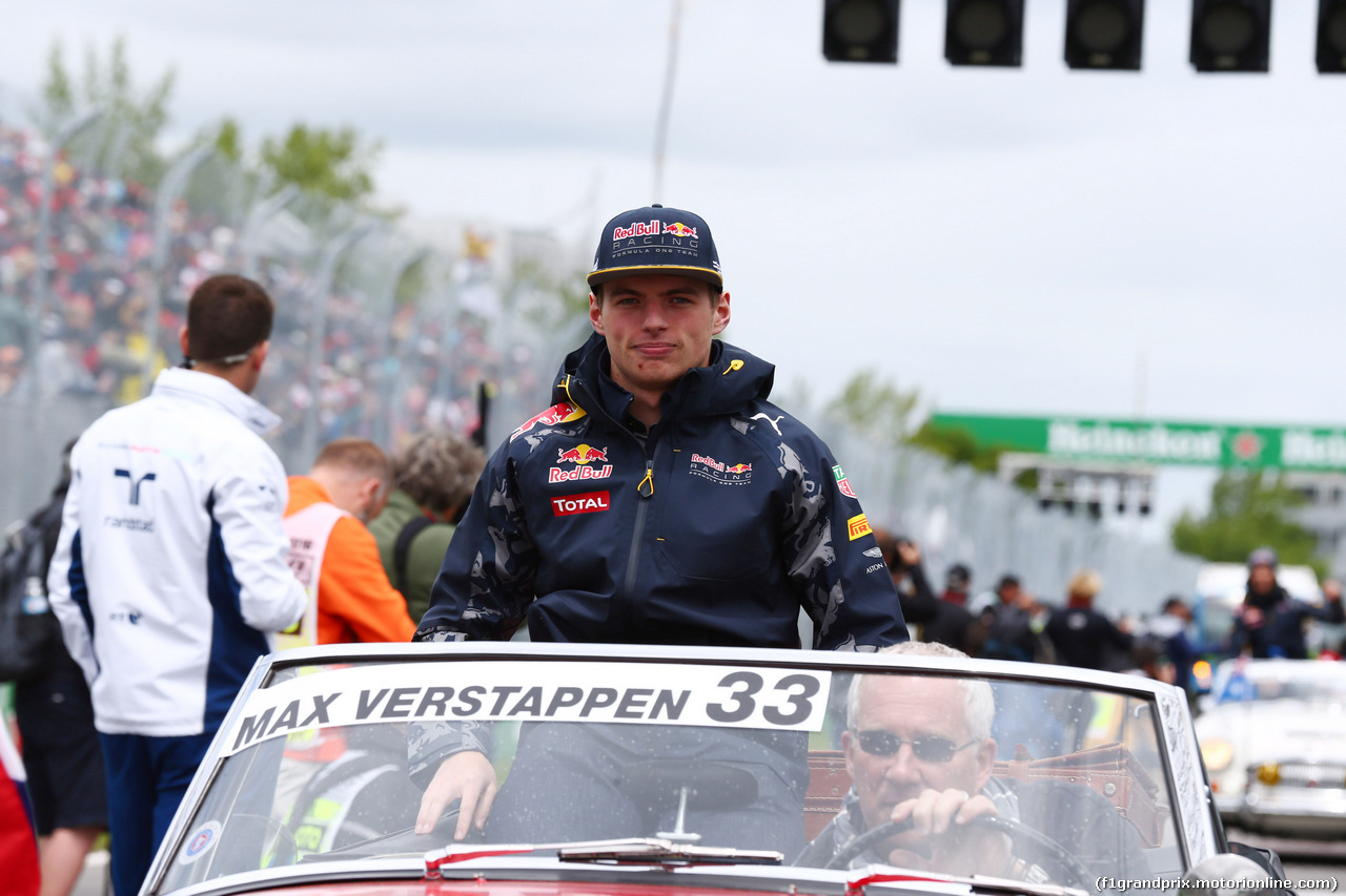 GP CANADA, 12.06.2016 - Max Verstappen (NED) Red Bull Racing RB12