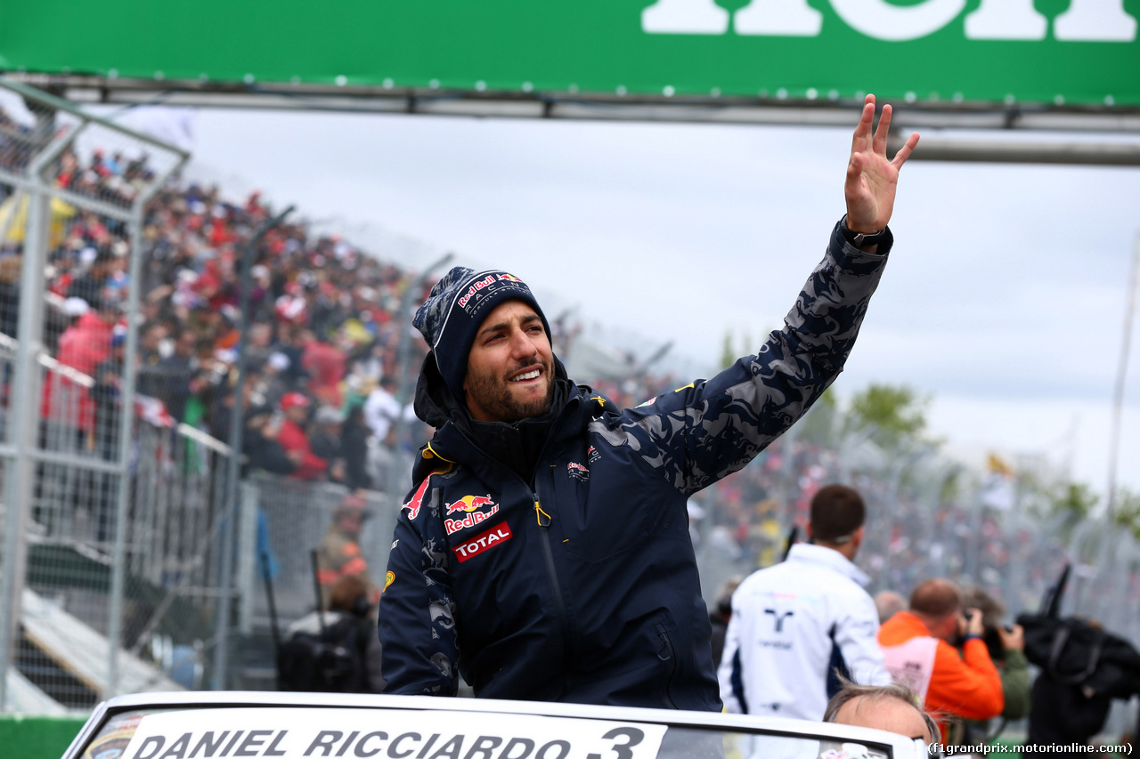 GP CANADA, 12.06.2016 - Daniel Ricciardo (AUS) Red Bull Racing RB12