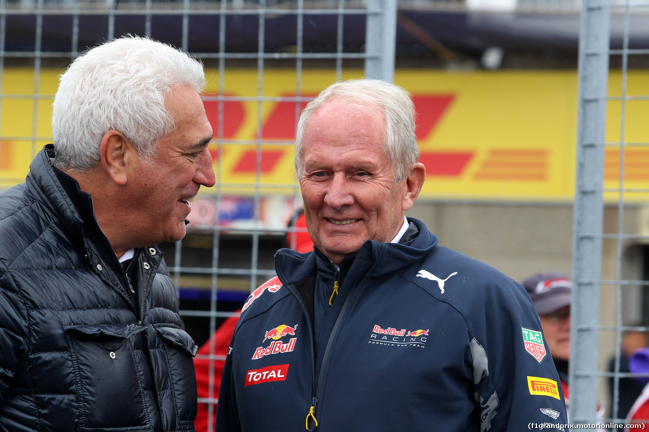 GP CANADA, 12.06.2016 - Gara, Derek Warwick e Helmut Marko (AUT), Red Bull Racing, Red Bull Advisor