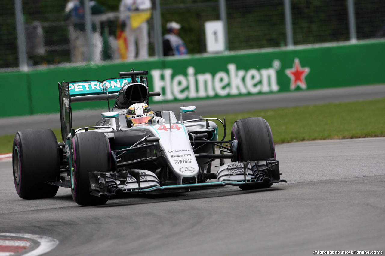GP CANADA, 12.06.2016 - Gara, Lewis Hamilton (GBR) Mercedes AMG F1 W07 Hybrid