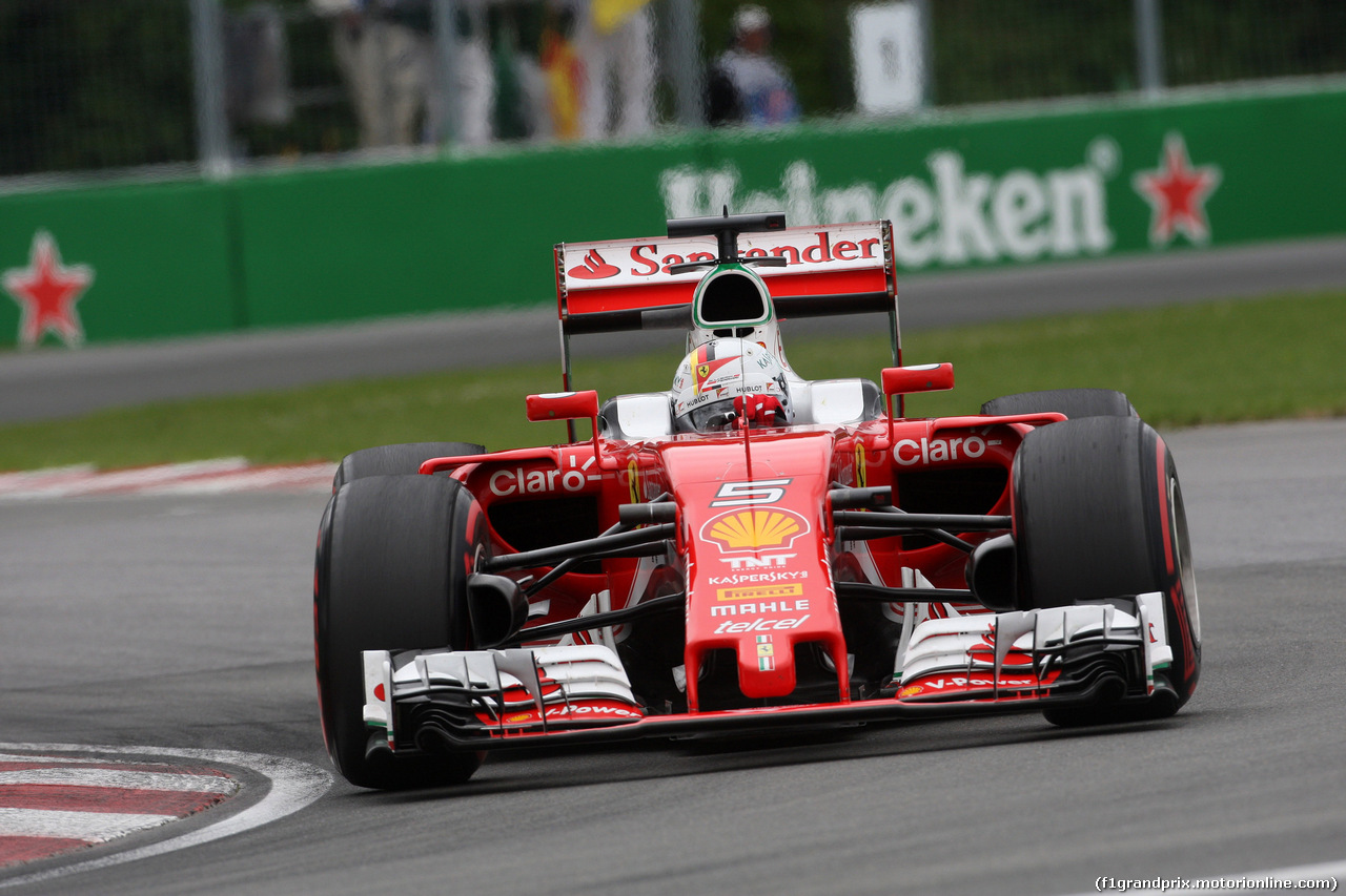 GP CANADA, 12.06.2016 - Gara, Sebastian Vettel (GER) Ferrari SF16-H