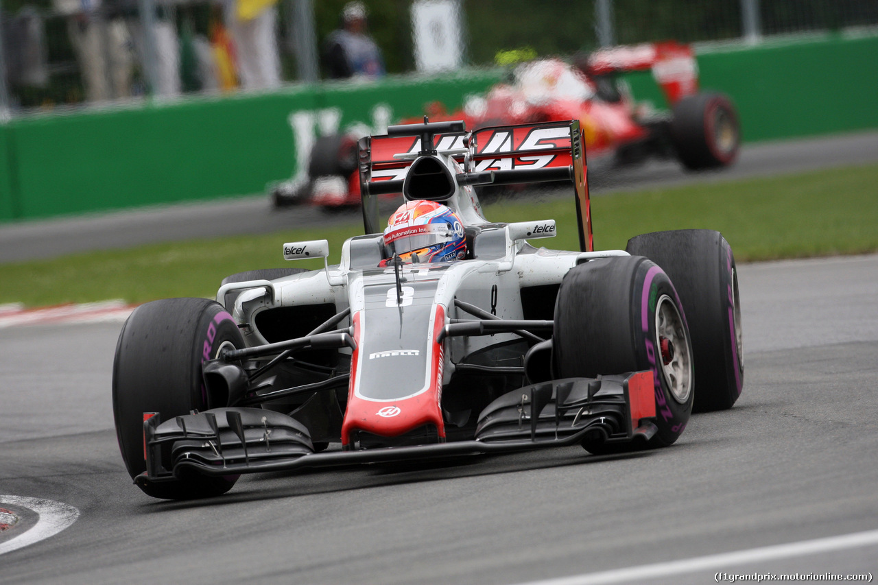 GP CANADA, 12.06.2016 - Gara, Romain Grosjean (FRA) Haas F1 Team VF-16