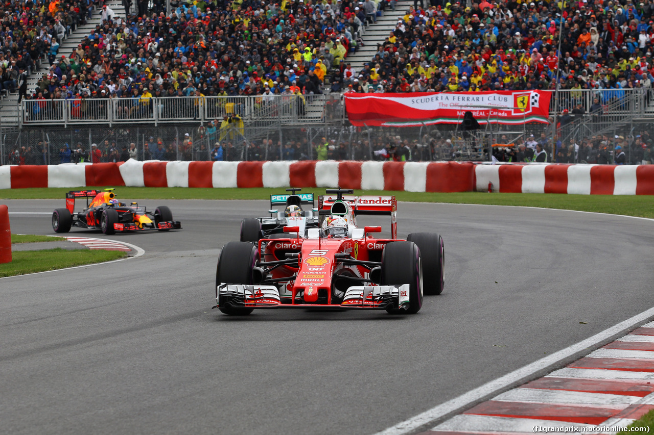 GP CANADA, 12.06.2016 - Gara, Sebastian Vettel (GER) Ferrari SF16-H