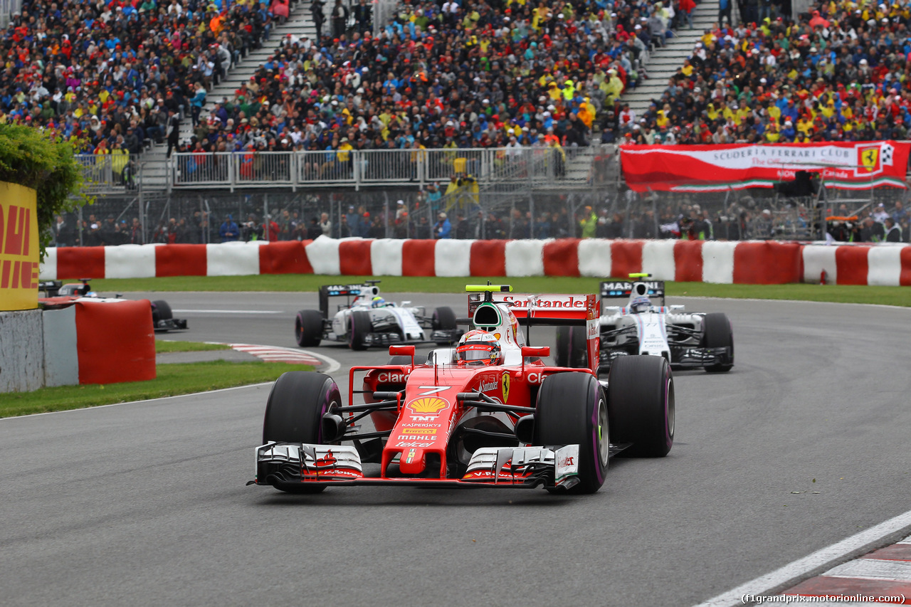 GP CANADA, 12.06.2016 - Gara, Kimi Raikkonen (FIN) Ferrari SF16-H