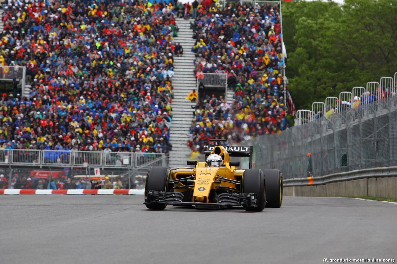 GP CANADA, 12.06.2016 - Gara, Kevin Magnussen (DEN) Renault Sport F1 Team RS16