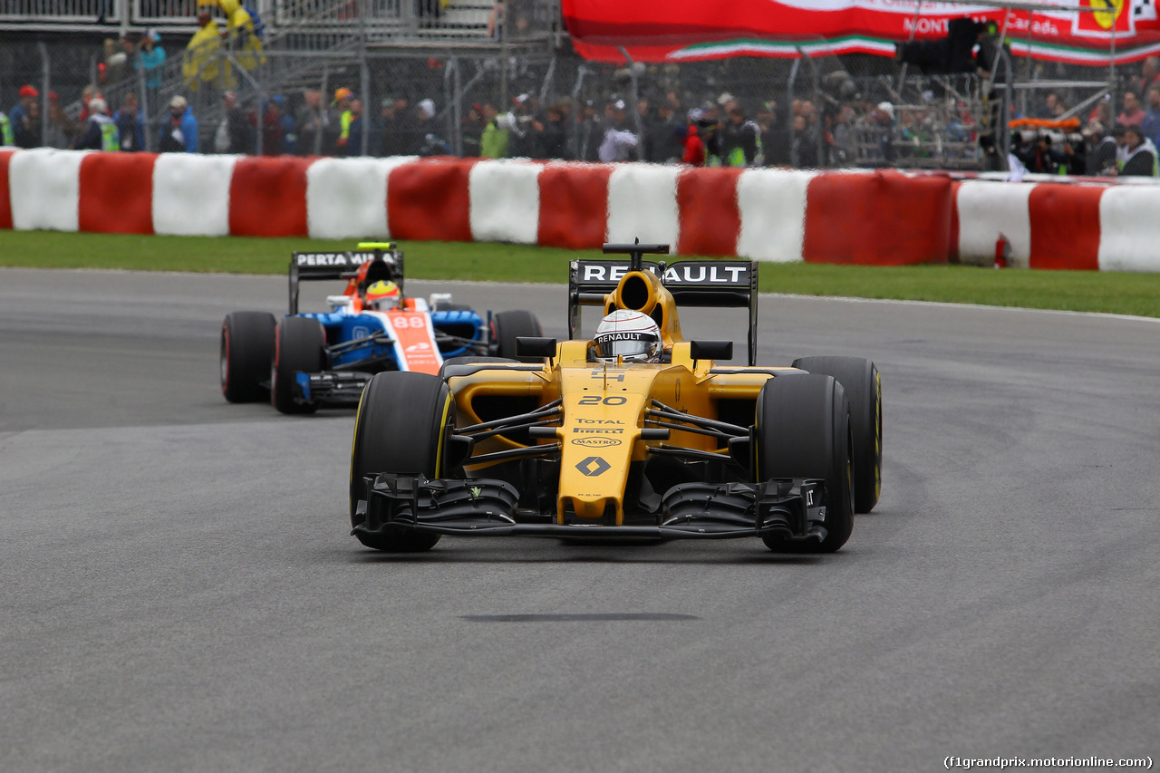 GP CANADA, 12.06.2016 - Gara, Kevin Magnussen (DEN) Renault Sport F1 Team RS16