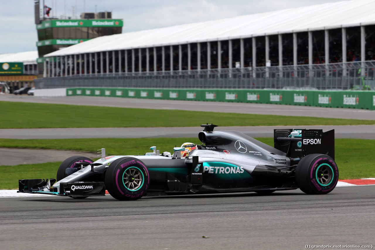 GP CANADA, 12.06.2016 - Gara, Lewis Hamilton (GBR) Mercedes AMG F1 W07 Hybrid