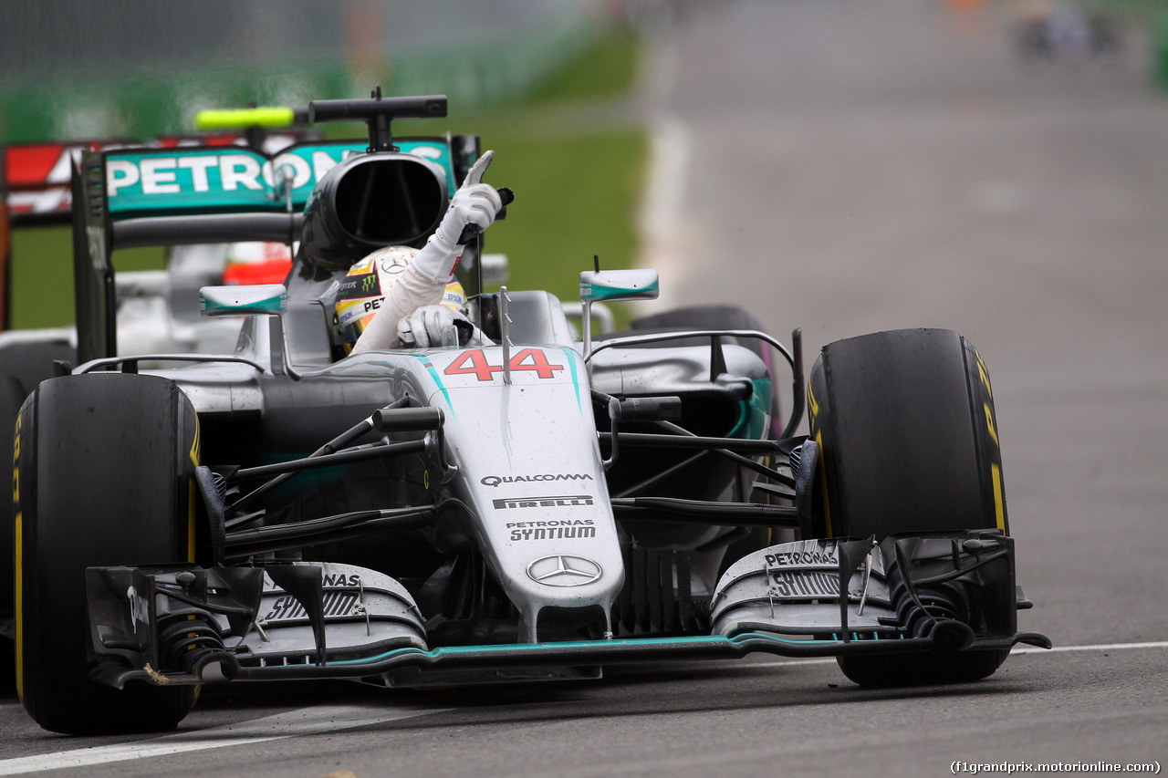 GP CANADA, 12.06.2016 - Gara, Lewis Hamilton (GBR) Mercedes AMG F1 W07 Hybrid vincitore
