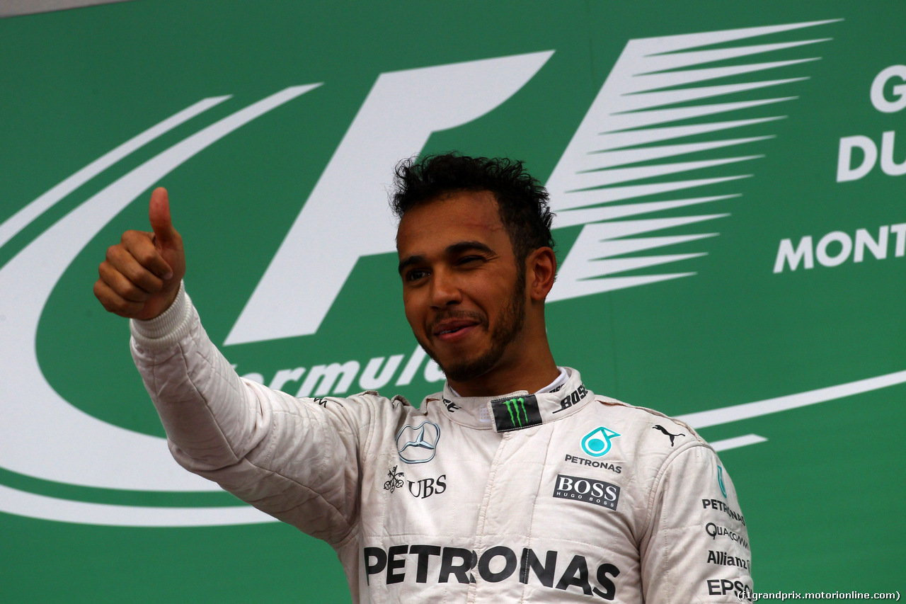 GP CANADA, 12.06.2016 - Gara, Lewis Hamilton (GBR) Mercedes AMG F1 W07 Hybrid vincitore