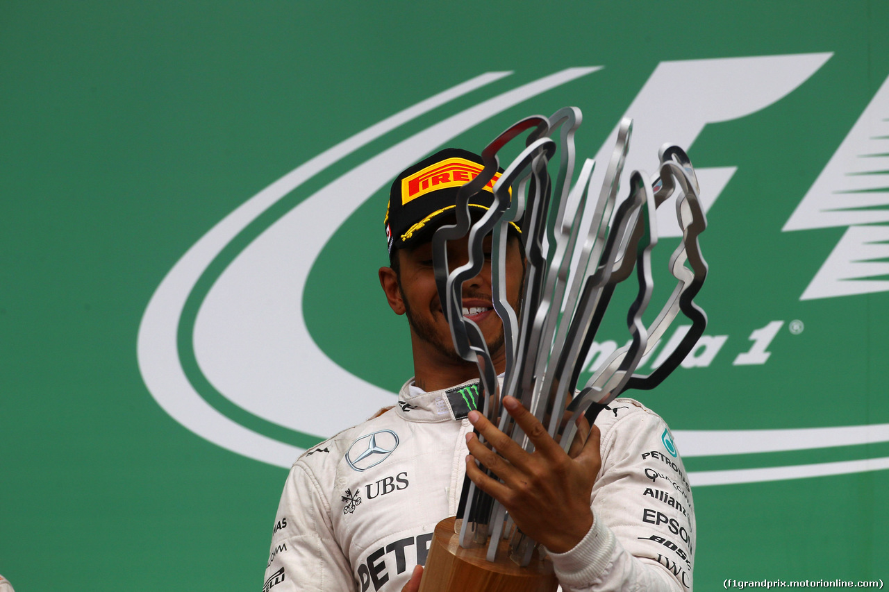 GP CANADA, 12.06.2016 - Gara, Lewis Hamilton (GBR) Mercedes AMG F1 W07 Hybrid vincitore