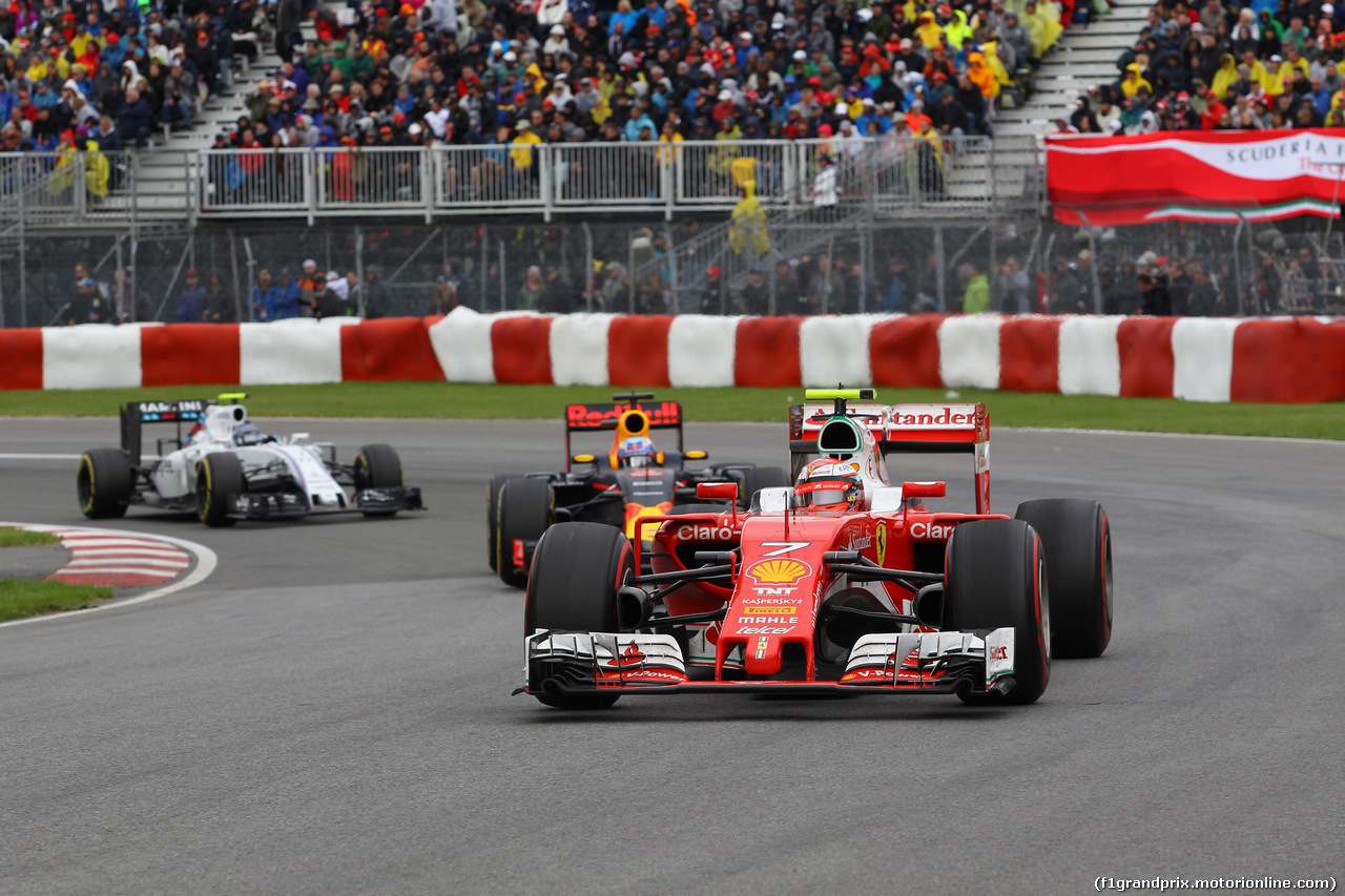 GP CANADA, 12.06.2016 - Gara, Kimi Raikkonen (FIN) Ferrari SF16-H