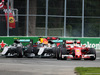 GP CANADA, 12.06.2016 - Gara, Sebastian Vettel (GER) Ferrari SF16-H davanti a  Lewis Hamilton (GBR) Mercedes AMG F1 W07 Hybrid e Nico Rosberg (GER) Mercedes AMG F1 W07 Hybrid at the partenza of the race.