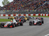 GP CANADA, 12.06.2016 - Gara, Start of the race, Esteban Gutierrez (MEX) Haas F1 Team VF-16 e Romain Grosjean (FRA) Haas F1 Team VF-16