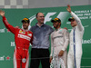 GP CANADA, 12.06.2016 - Gara, Lewis Hamilton (GBR) Mercedes AMG F1 W07 Hybrid vincitore, secondo Sebastian Vettel (GER) Ferrari SF16-H e terzo Felipe Massa (BRA) Williams FW38