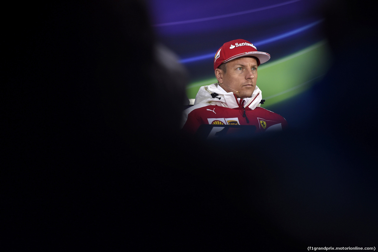 GP CANADA, 09.06.2016 - Conferenza Stampa, Kimi Raikkonen (FIN) Ferrari SF16-H