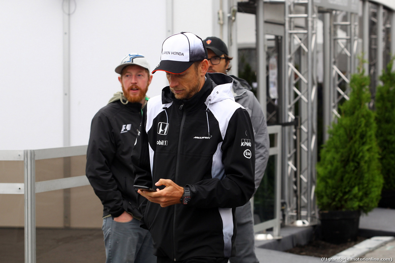 GP CANADA, 09.06.2016 - Jenson Button (GBR)  McLaren Honda MP4-31