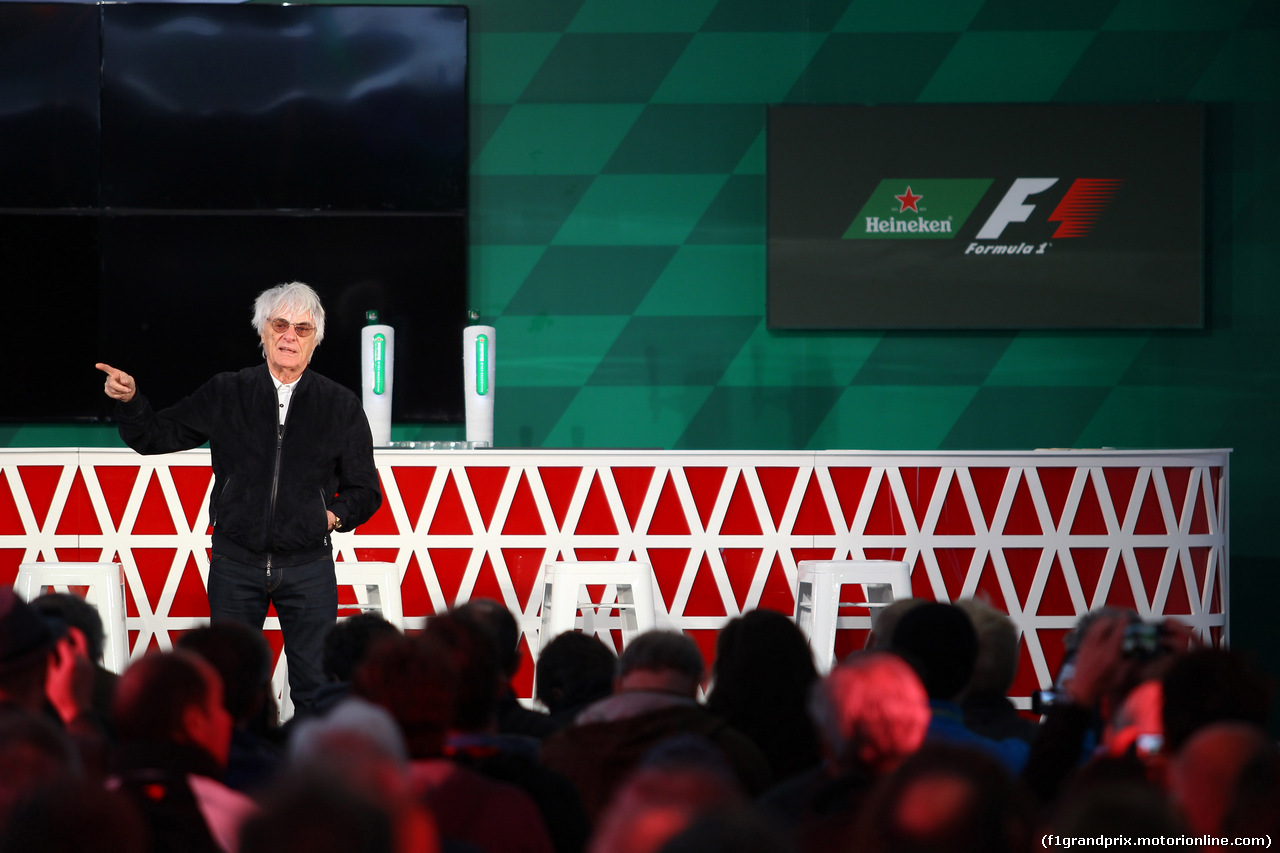 GP CANADA, 09.06.2016 - Heineken announces global partnership with FOM, Bernie Ecclestone (GBR), President e CEO of FOM