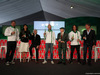 GP CANADA, 09.06.2016 - Heineken announces global partnership with FOM, Stephanie Sigman, Actress, e Bernie Ecclestone (GBR), President e CEO of FOM with Gianluca Di Tondo, Senior Director Global Heineken® Brand at Heineken e Sir Jackie Stewart (GBR)