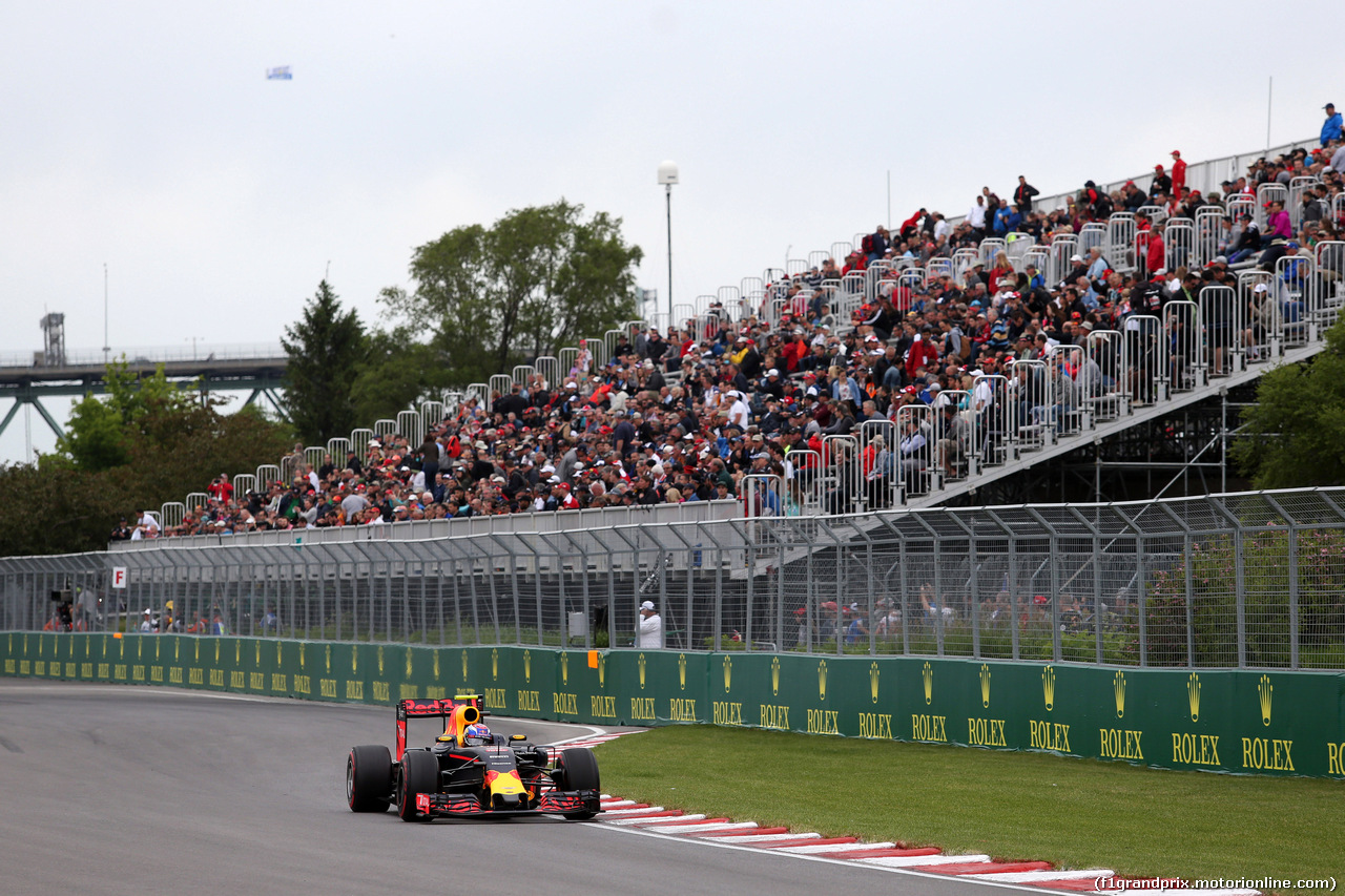 GP CANADA, 11.06.2016 - Prove Libere 3, Max Verstappen (NED) Red Bull Racing RB12