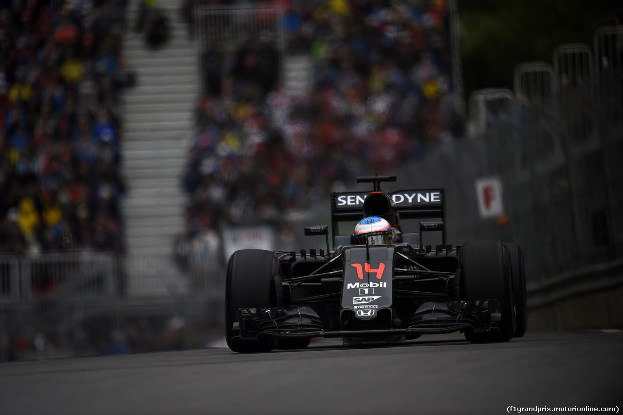 GP CANADA, 11.06.2016 - Qualifiche, Fernando Alonso (ESP) McLaren Honda MP4-31