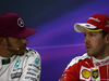 GP CANADA, 11.06.2016 - Qualifiche, Conferenza Stampa, Lewis Hamilton (GBR) Mercedes AMG F1 W07 Hybrid e Sebastian Vettel (GER) Ferrari SF16-H