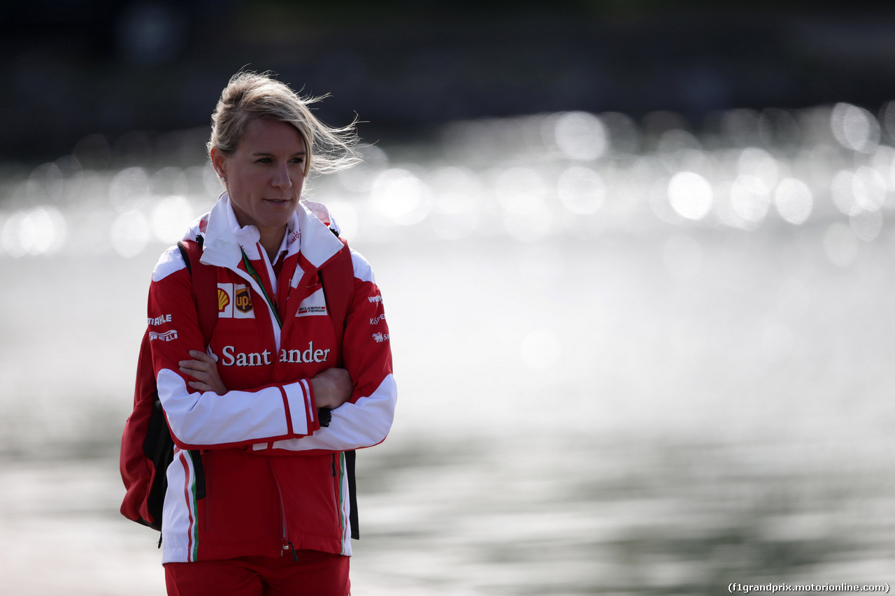 GP CANADA, 10.06.2016 - Britta Roeske (AUT) Ferrari Press Officer.