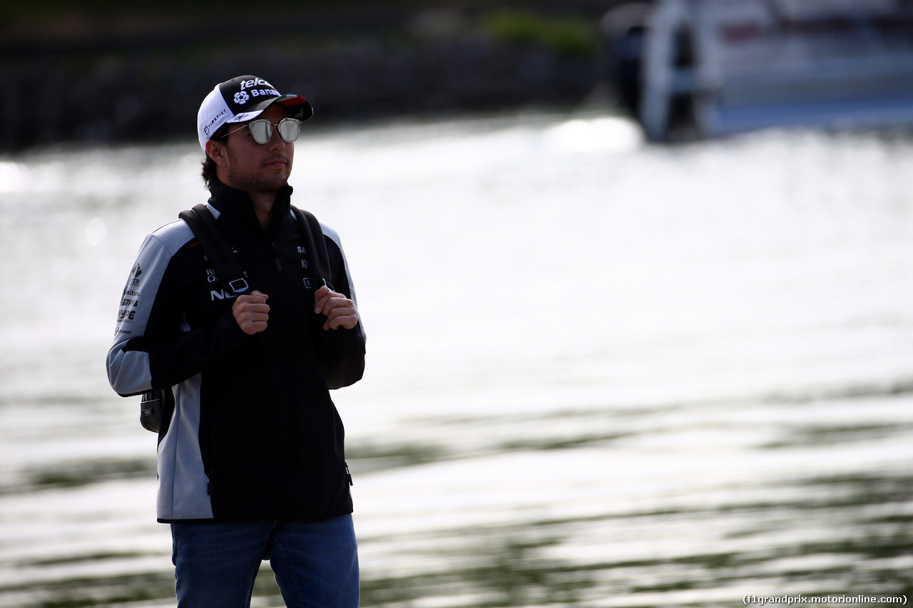 GP CANADA, 10.06.2016 - Sergio Perez (MEX) Sahara Force India F1 VJM09