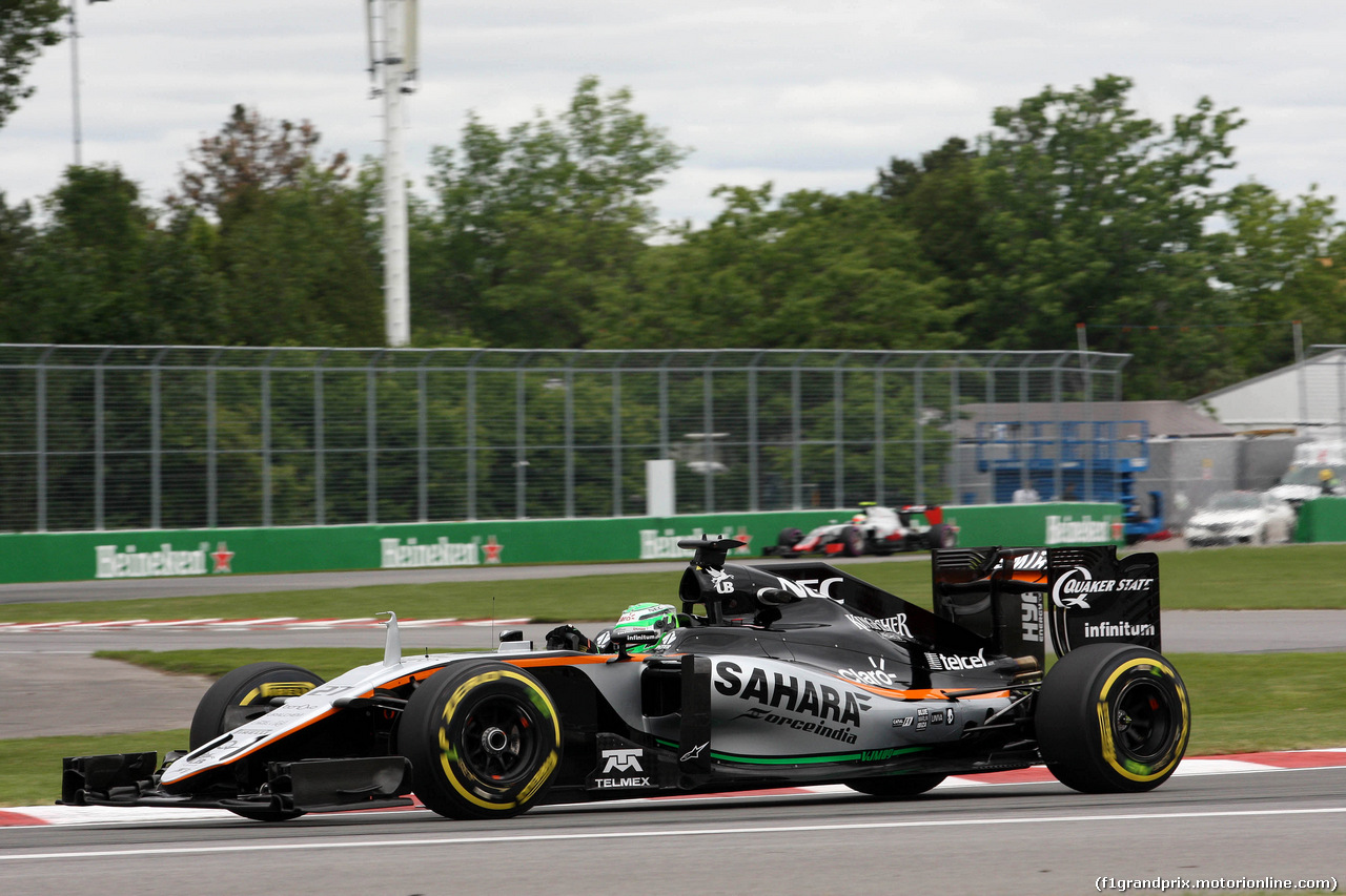 GP CANADA, 10.06.2016 - Prove Libere 1, Nico Hulkenberg (GER) Sahara Force India F1 VJM09