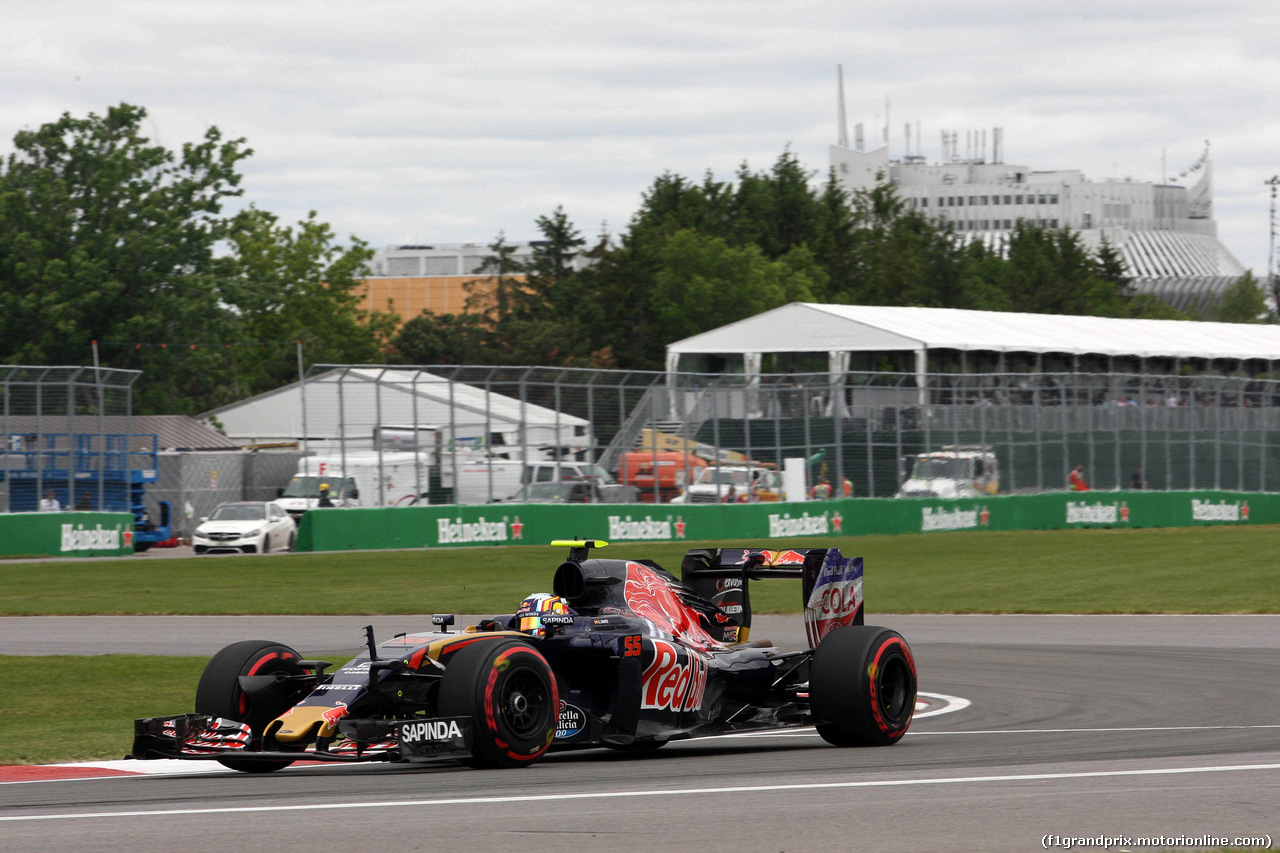 GP CANADA, 10.06.2016 - Prove Libere 1, Carlos Sainz Jr (ESP) Scuderia Toro Rosso STR11