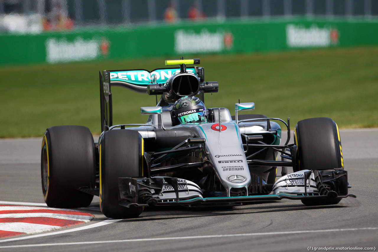 GP CANADA, 10.06.2016 - Prove Libere 1, Nico Rosberg (GER) Mercedes AMG F1 W07 Hybrid