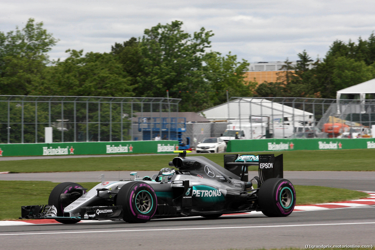 GP CANADA, 10.06.2016 - Prove Libere 1, Nico Rosberg (GER) Mercedes AMG F1 W07 Hybrid