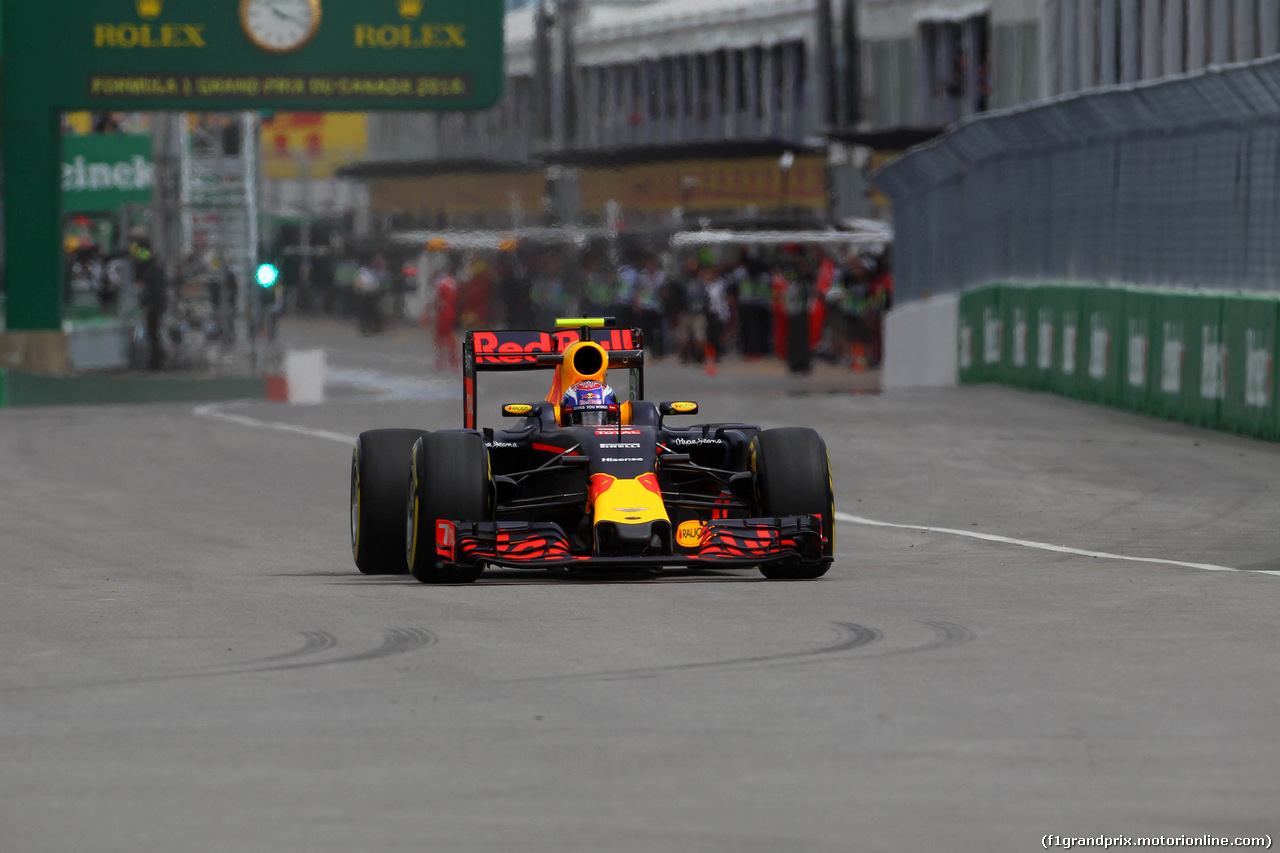 GP CANADA, 10.06.2016 - Prove Libere 1, Max Verstappen (NED) Red Bull Racing RB12