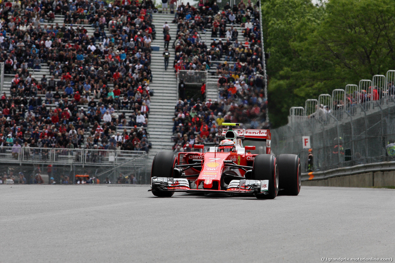 GP CANADA, 10.06.2016 - Prove Libere 1, Kimi Raikkonen (FIN) Ferrari SF16-H