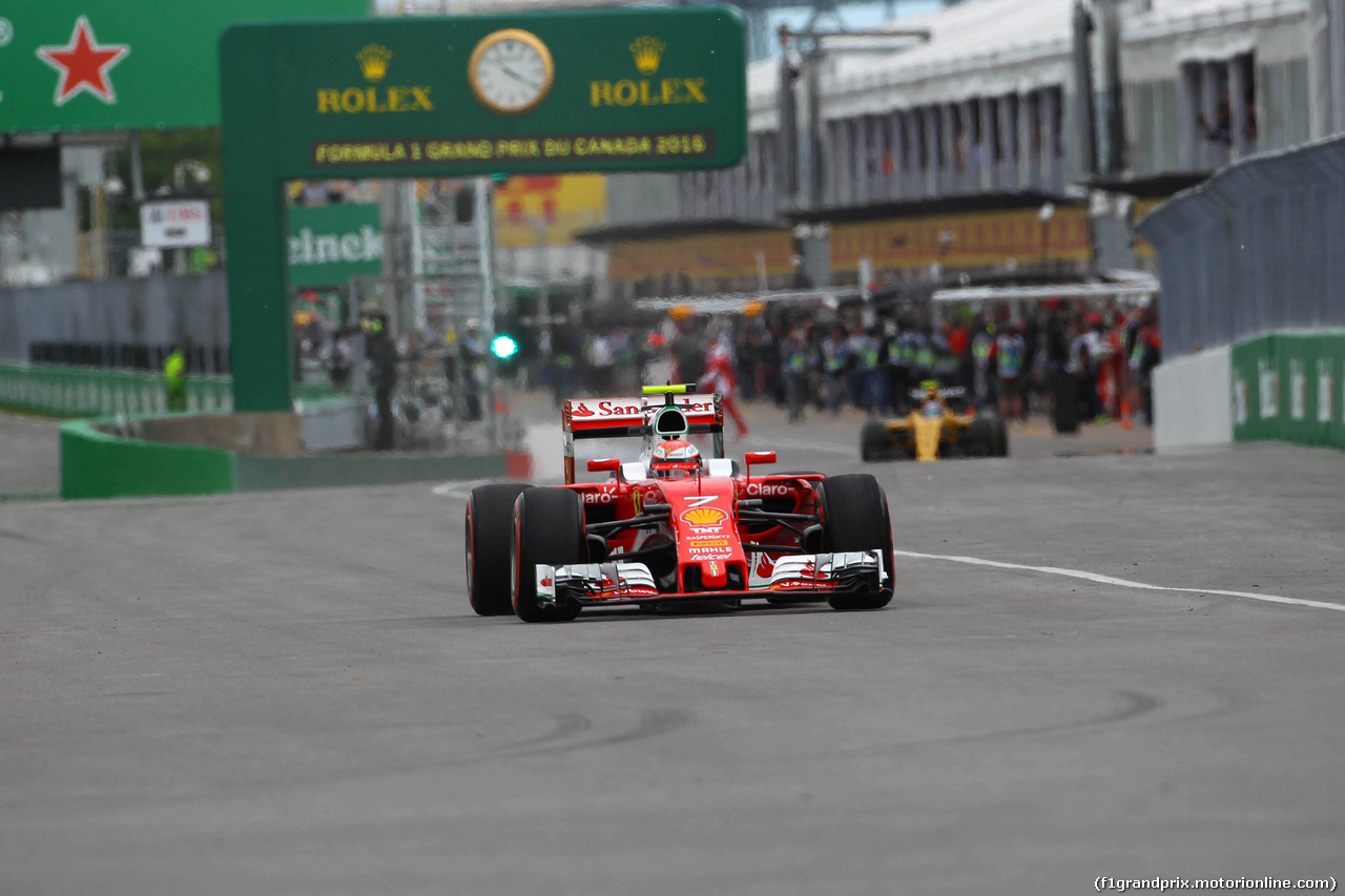 GP CANADA, 10.06.2016 - Prove Libere 1, Kimi Raikkonen (FIN) Ferrari SF16-H