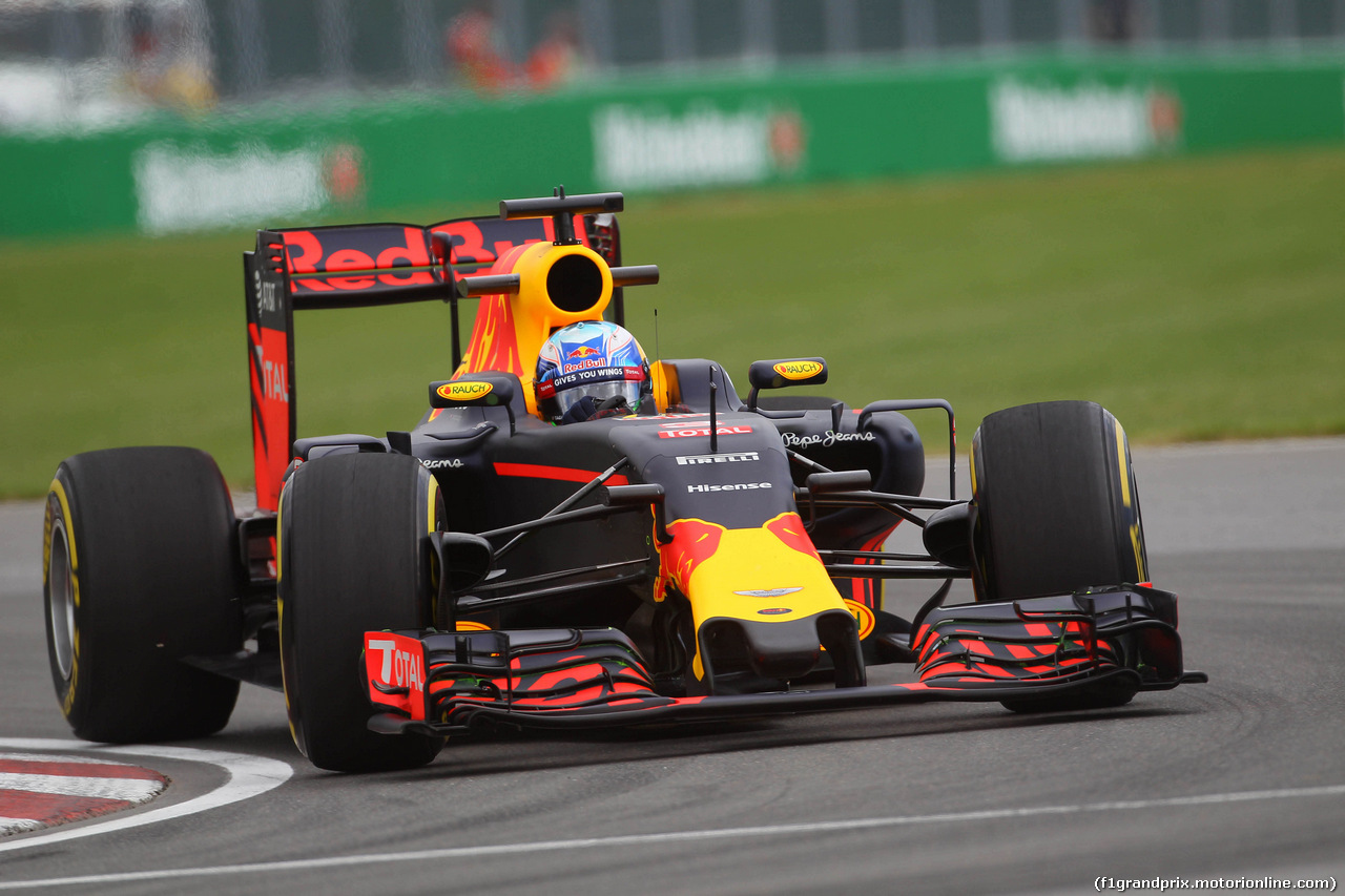GP CANADA, 10.06.2016 - Prove Libere 1, Daniel Ricciardo (AUS) Red Bull Racing RB12