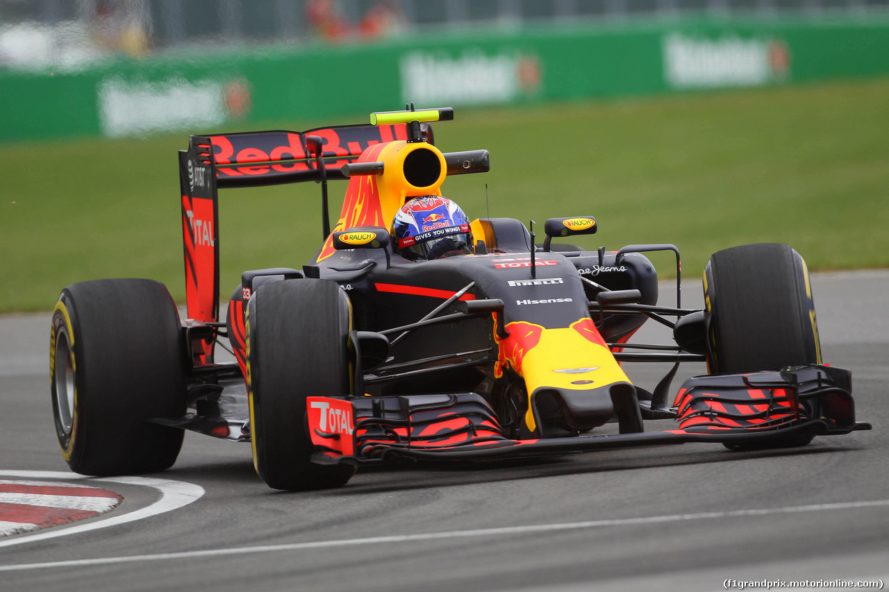 GP CANADA, 10.06.2016 - Prove Libere 1, Max Verstappen (NED) Red Bull Racing RB12