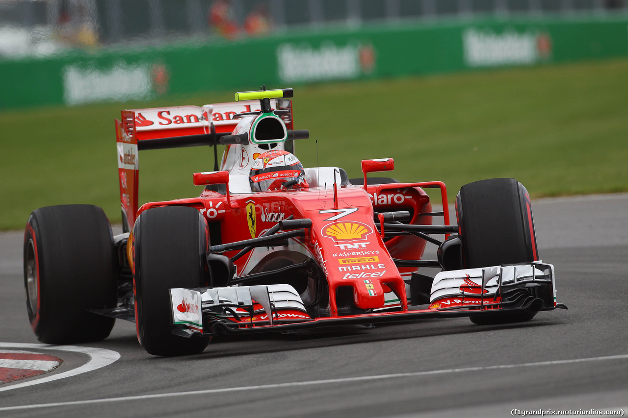 GP CANADA, 10.06.2016 - Prove Libere 1, Kimi Raikkonen (FIN) Ferrari SF16-H