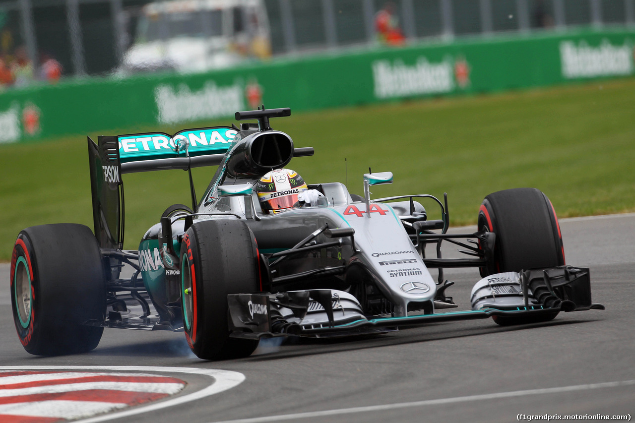 GP CANADA, 10.06.2016 - Prove Libere 1, Lewis Hamilton (GBR) Mercedes AMG F1 W07 Hybrid