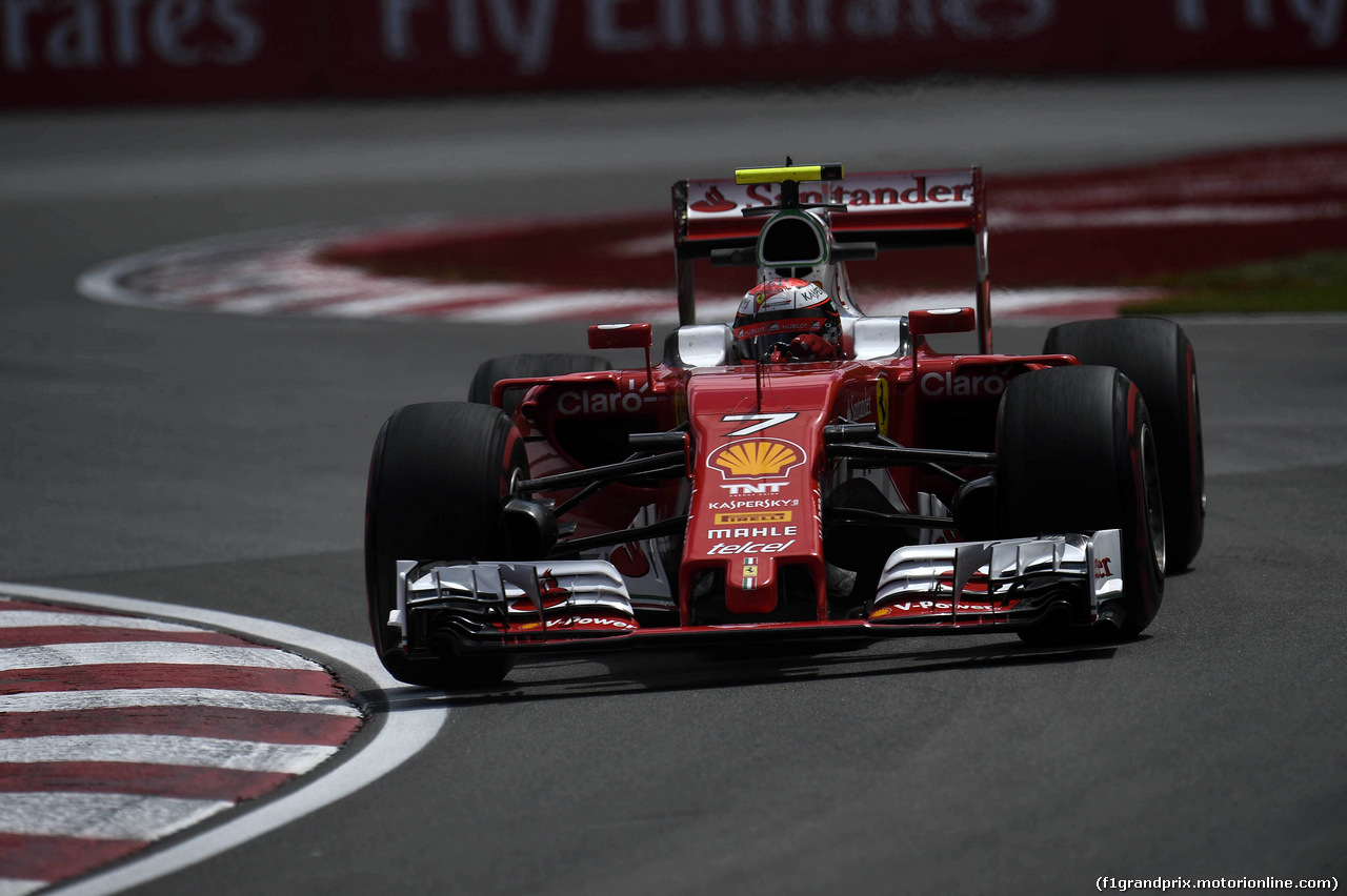 GP CANADA, 10.06.2016 - Prove Libere 1, Kimi Raikkonen (FIN) Ferrari SF16-H