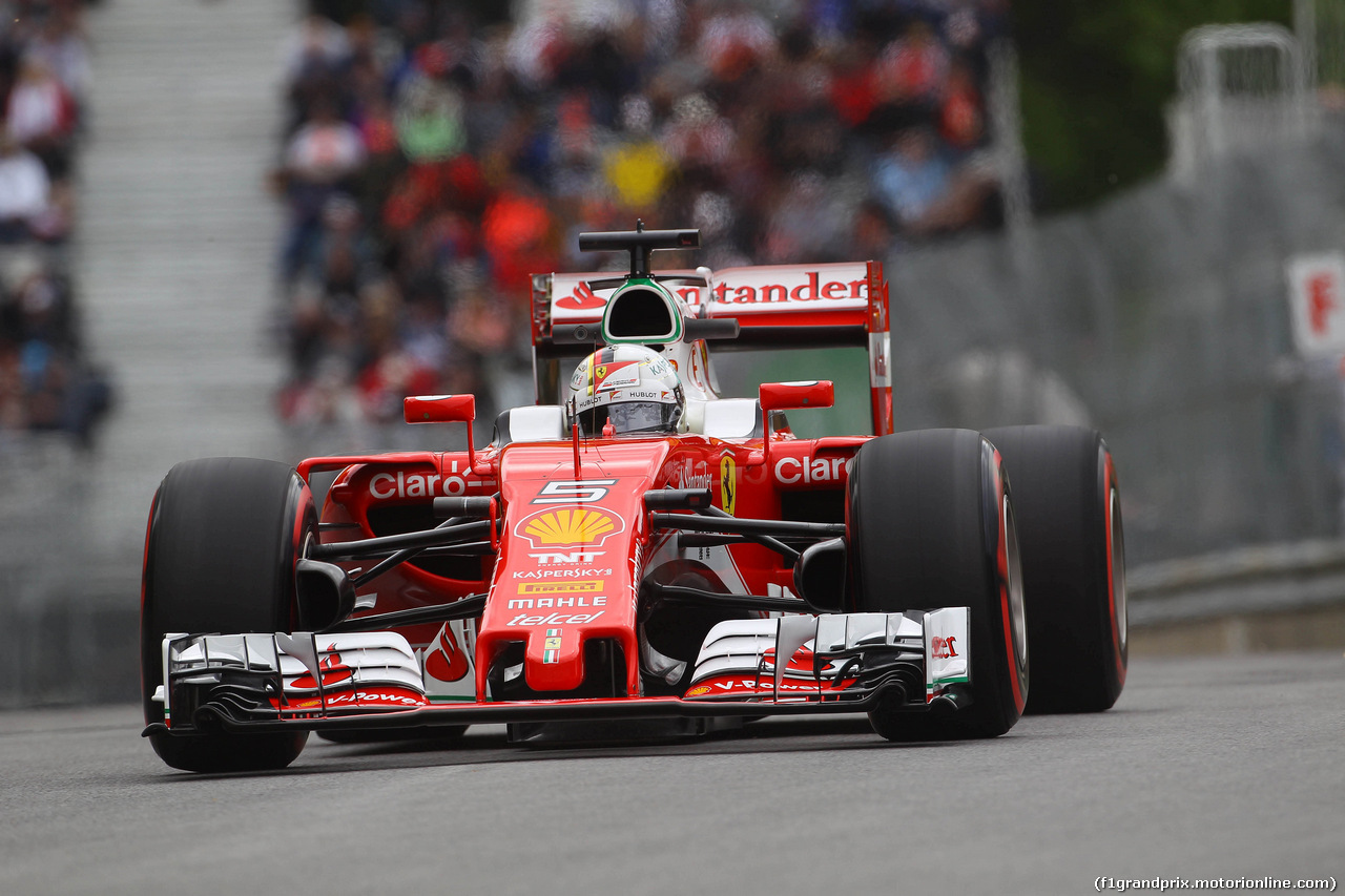 GP CANADA, 10.06.2016 - Prove Libere 1, Sebastian Vettel (GER) Ferrari SF16-H