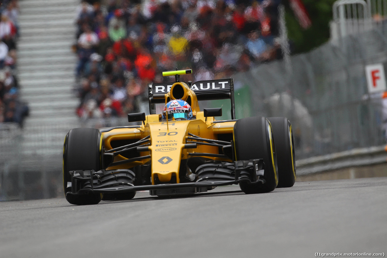 GP CANADA, 10.06.2016 - Prove Libere 1, Jolyon Palmer (GBR) Renault Sport F1 Team RS16