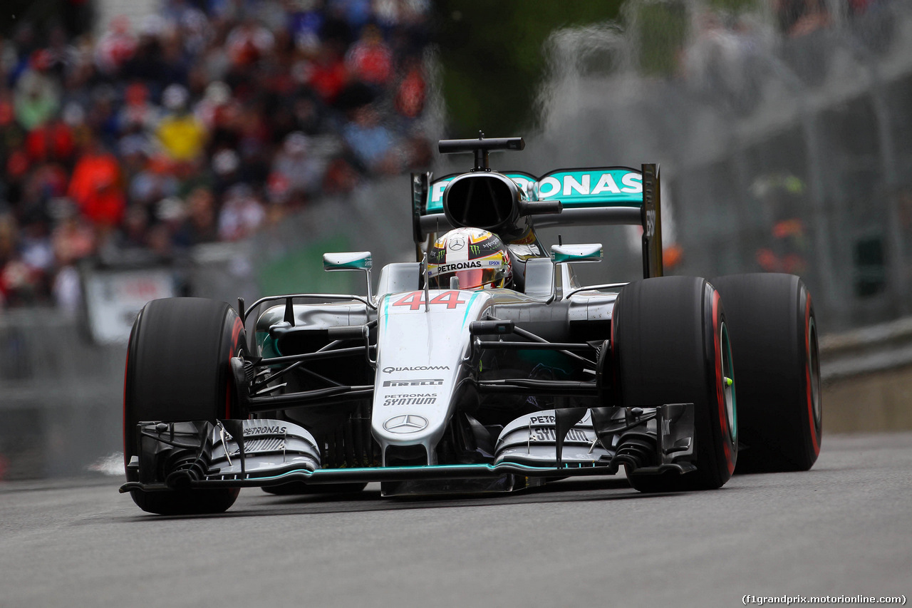 GP CANADA, 10.06.2016 - Prove Libere 1, Lewis Hamilton (GBR) Mercedes AMG F1 W07 Hybrid
