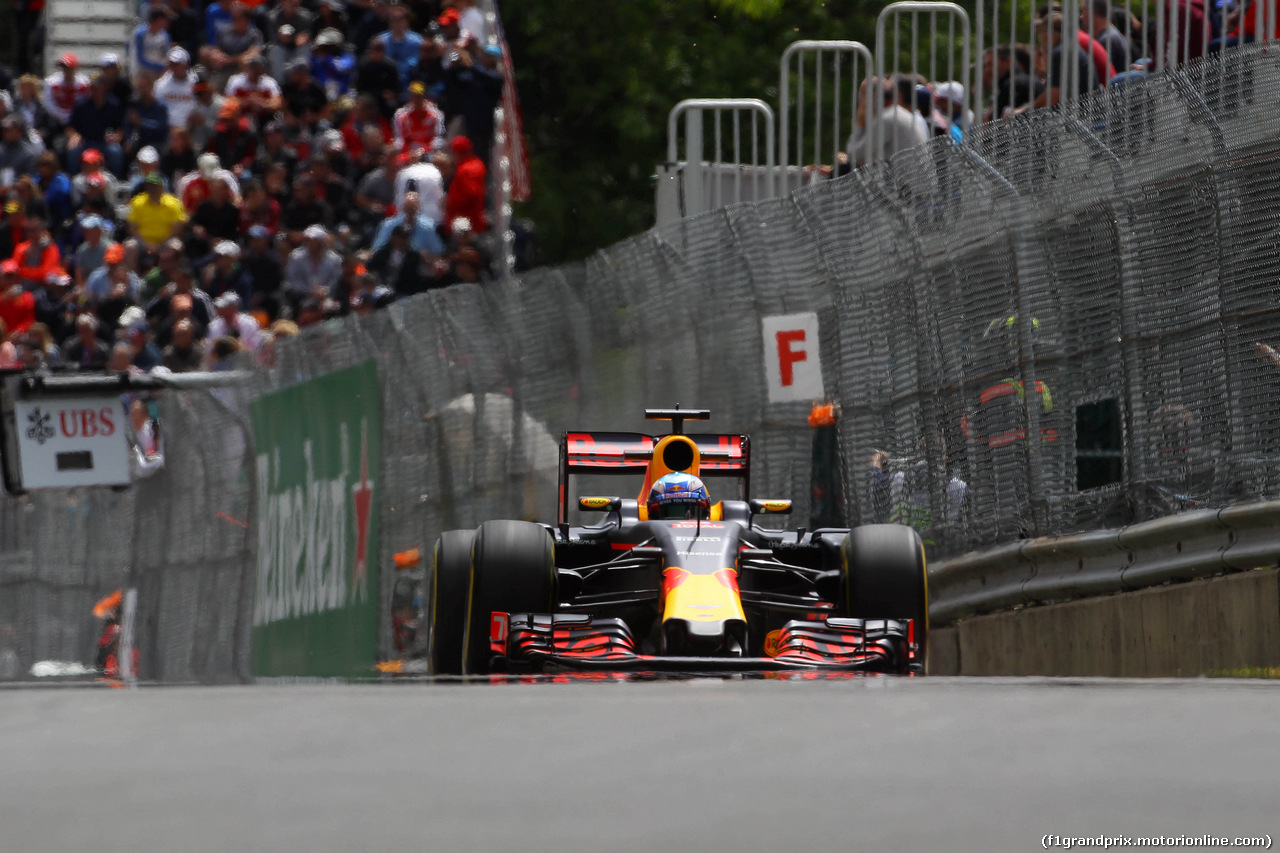 GP CANADA, 10.06.2016 - Prove Libere 1, Daniel Ricciardo (AUS) Red Bull Racing RB12